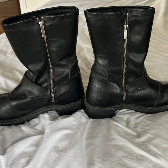 Harley-Davidson Men's Black Leather Riding Boots - Picture 6 of 6